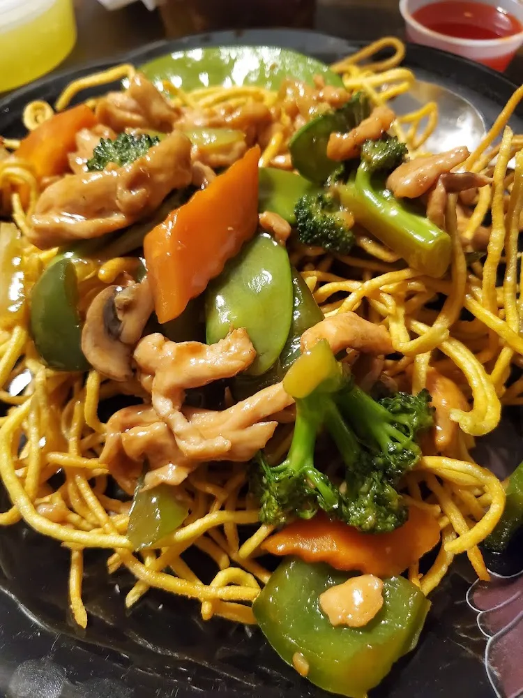 Chicken Pan Fried Noodles